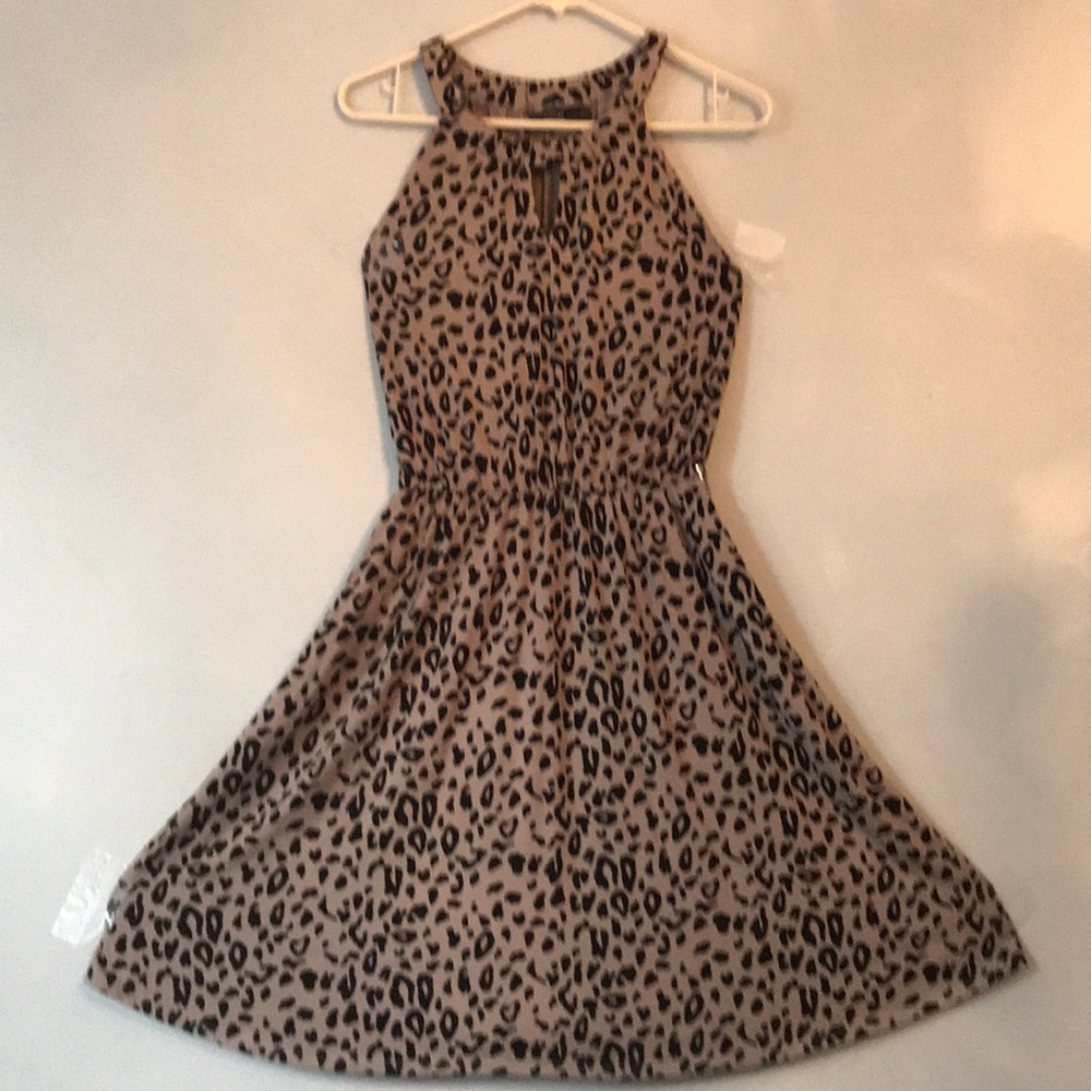 Cheetah print sun dress